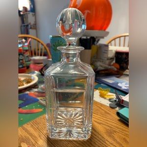 Brian Gluckstein glass Decanter Hudson’s Bay NWOT